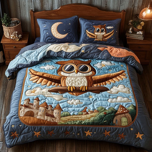 Night Owl Adventure WJ1501031CL Duvet Cover Set