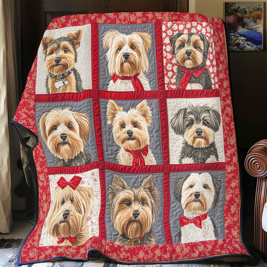 Pretty Yorkshire Terrier WX1601074CL Quilt