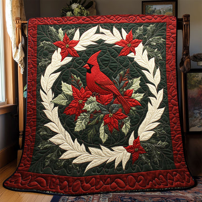 Cardinal Poinsettia WX1303008CL Quilt