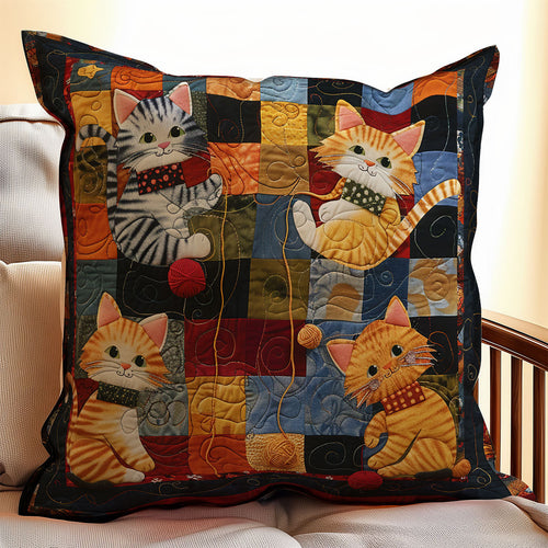 Cat Ballyarn WX0603123CL Quilt Pillow Case