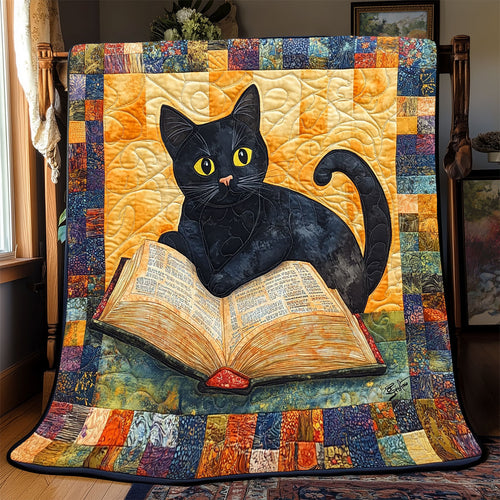 Cat Book WX0603089CL Quilt