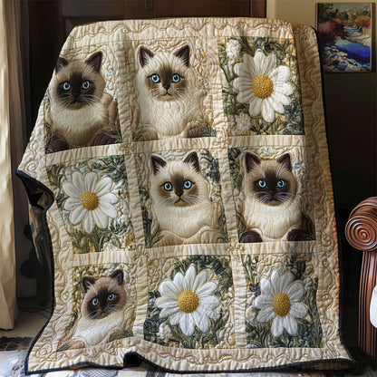 Daisy Siamese Cat WJ2102008CL Quilt