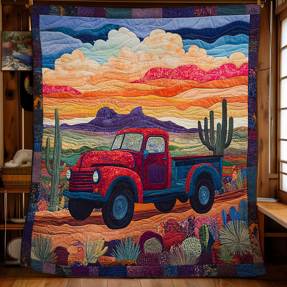 Red Truck WX0301056CL Quilt