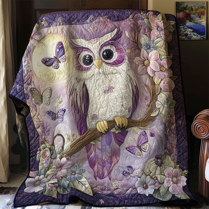 Enchanted Violet Owl WJ1001013CL Quilt