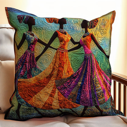 African Woman Dance WX2702123CL Quilt Pillow Case