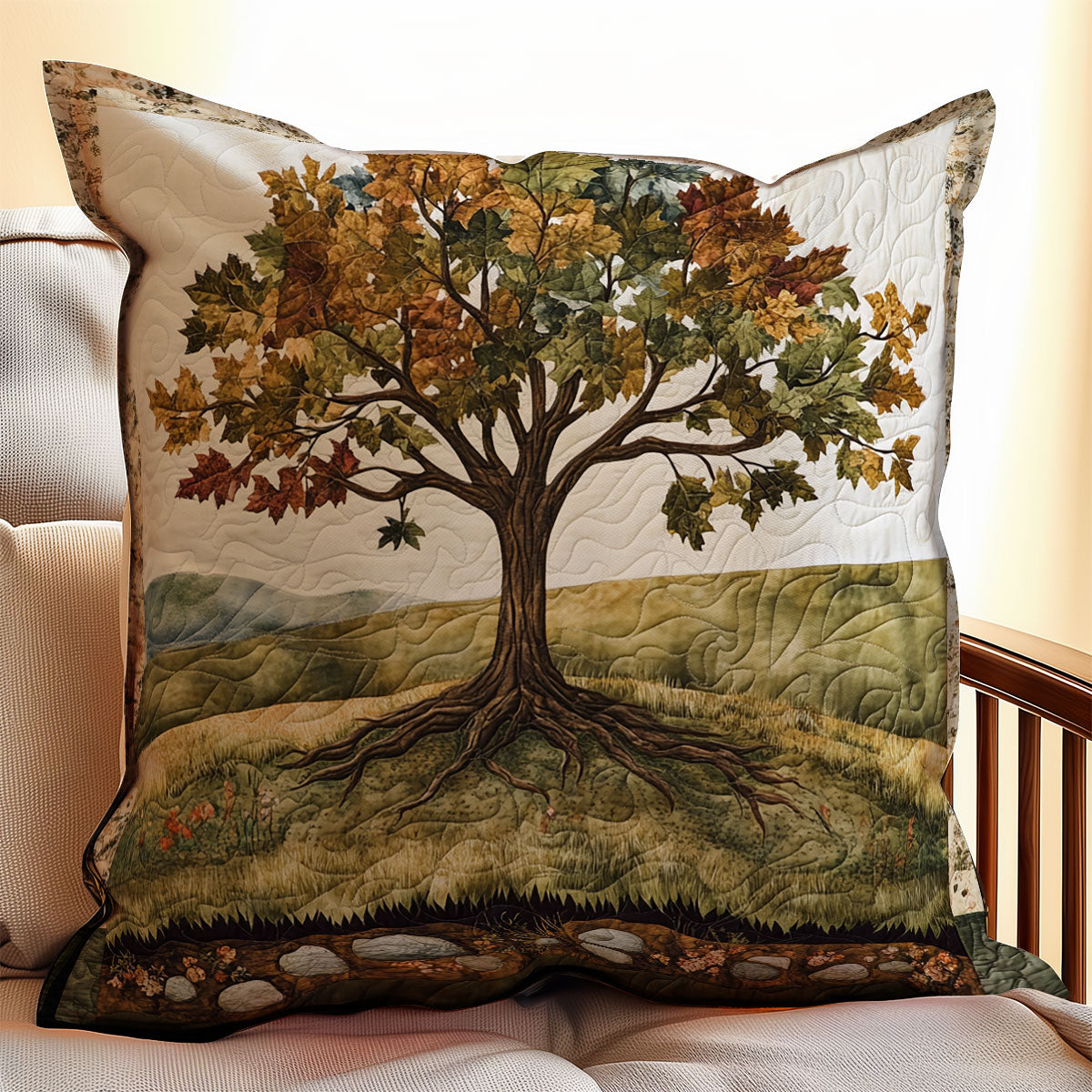 Celestial Tree WX1003108CL Quilt Pillow Case