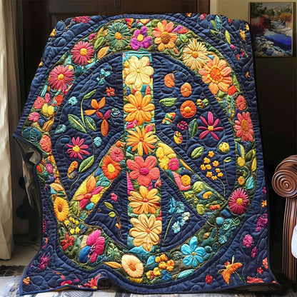 Peace Sign WX1601066CL Quilt