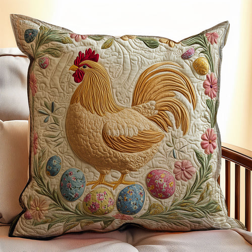 Chicken Easter Day WX1003111CL Quilt Pillow Case