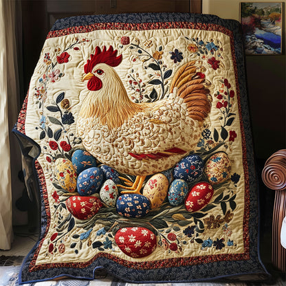 Chicken Easter Egg WX0803018CL Quilt