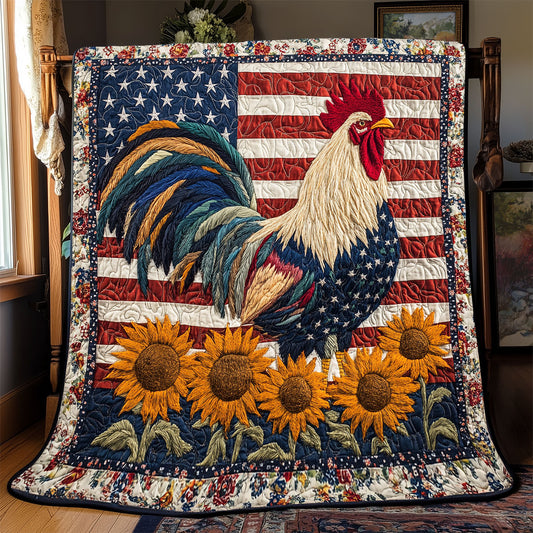 Chicken Sunflower WX1303012CL Quilt