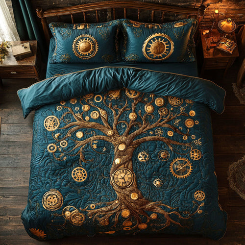 Clock Tree Of Life WX0403012CL Duvet Cover Set