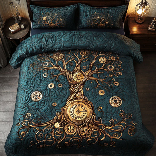 Clock Tree Of Life WX0403013CL Duvet Cover Set