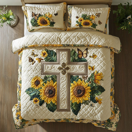 Cross Sunflower WX2802127CL Duvet Cover Set