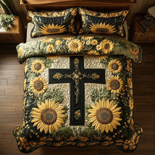 Cross Sunflower WX2802128CL Duvet Cover Set