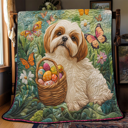 Cute Shih Tzu Dog WX0803021CL Quilt