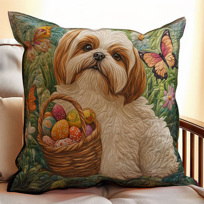 Cute Shih Tzu Dog WX0803102CL Quilt Pillow Case