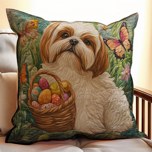 Cute Shih Tzu Dog WX0803102CL Quilt Pillow Case