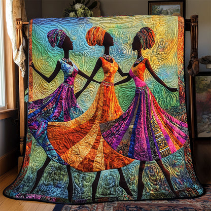 African Woman Dance WX2702072CL Quilt