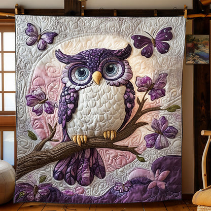 Enchanted Violet Owl WJ1801010CL Quilt