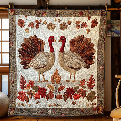 Rustic Turkey Charm WJ0301012CL Quilt