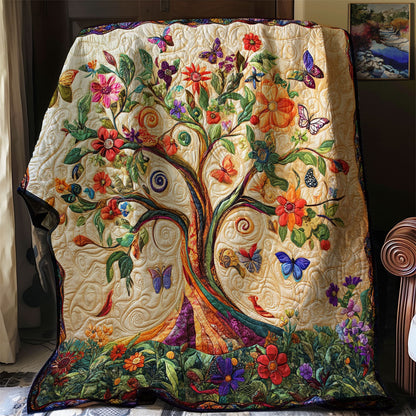 Butterfly Tree Of Life WJ1701004CL Quilt