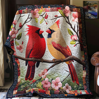 Lovebirds in Bloom WJ0201008CL Quilt