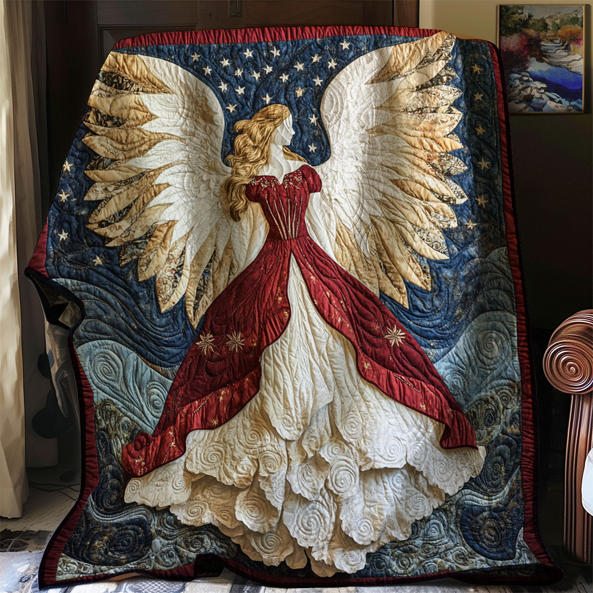 Patriotic Angel WJ0602029CL Quilt