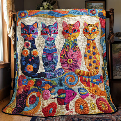 Meow Mosaic WJ0601007CL Quilt