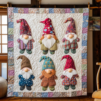 Gnome Gathering WJ0302006CL Quilt