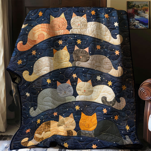 Sleeping Cat To The Moon WJ1303024CL Quilt