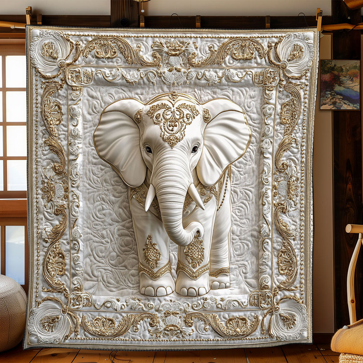 Luxurious Elephant WJ0502009CL Quilt