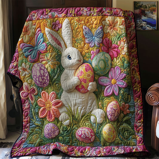 Easter Bunny Meadow WJ1401009CL Quilt