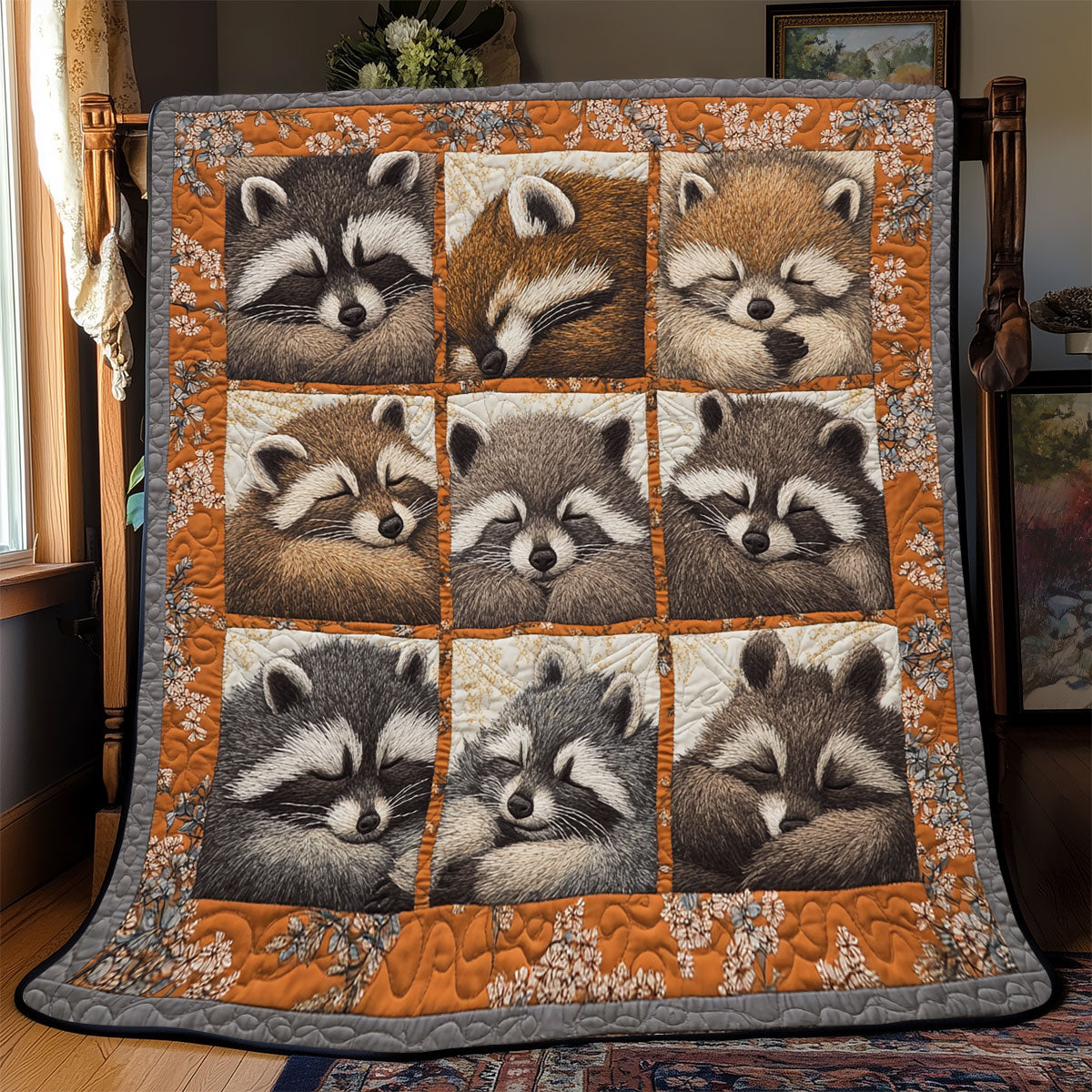 Sleeping Racoon WX1802052CL Quilt