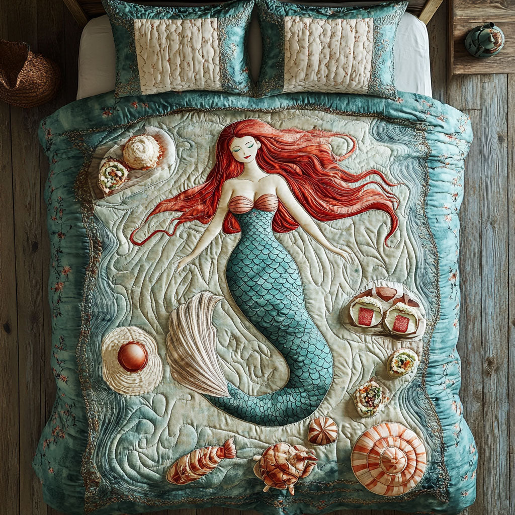 Pretty Mermaid WX2702045CL Duvet Cover Set