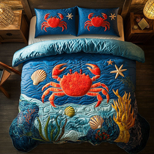 Crabby Coral Delight WJ2101025CL Duvet Cover Set