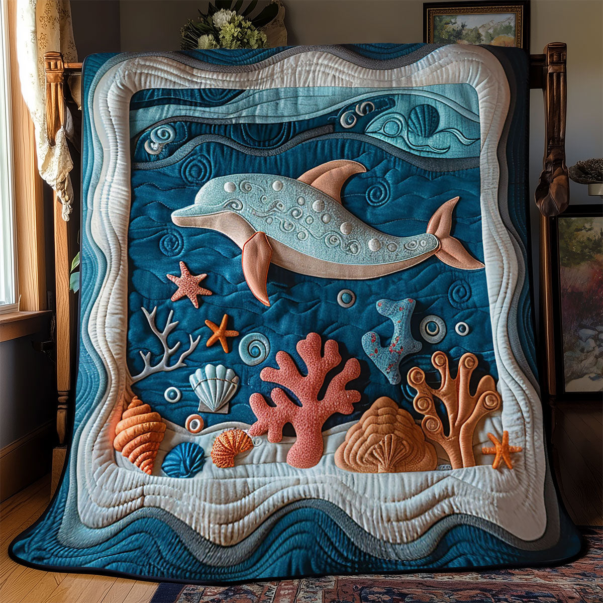 Dolphin Dreams WJ0502002CL Quilt