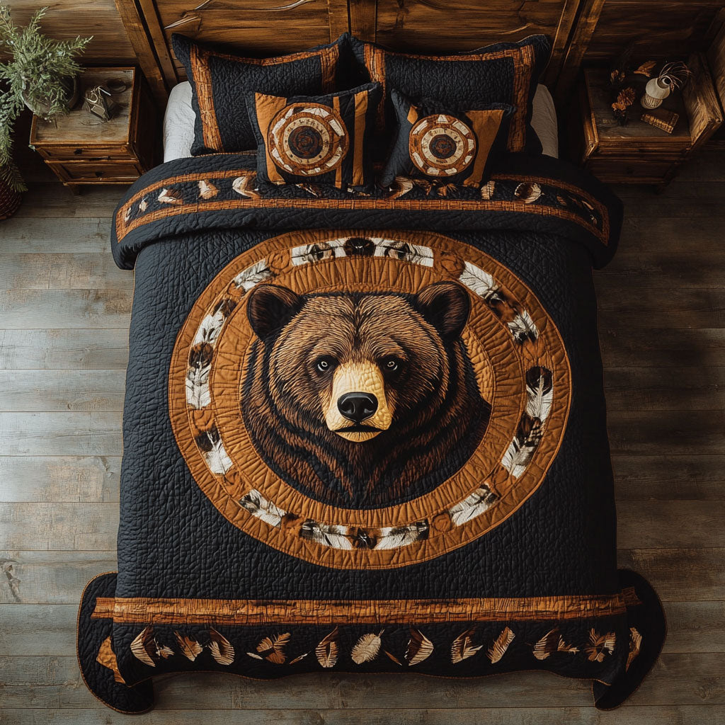 Bear Native American WX0601060CL Duvet Cover Set