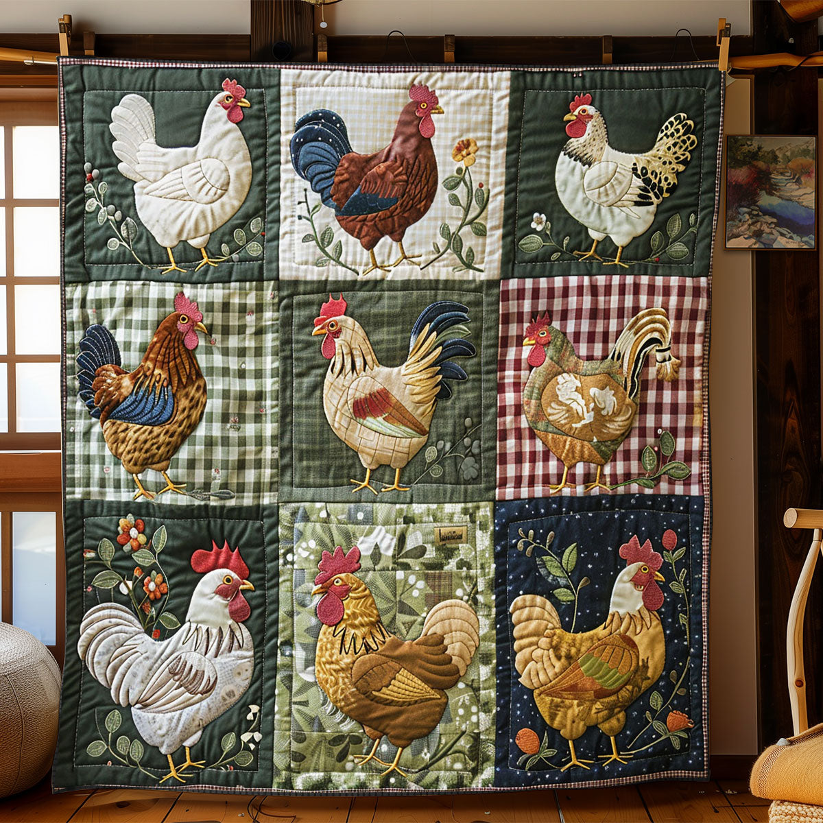 Chicken WJ2301006CL Quilt