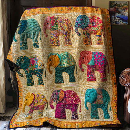 Patchwork Elephant WJ0602027CL Quilt