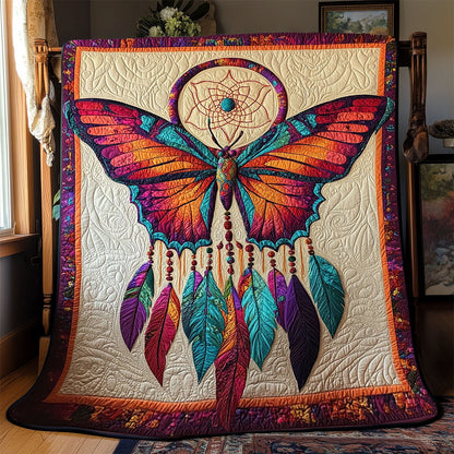 Native Dreamcatcher Butterfly WJ0302017CL Quilt