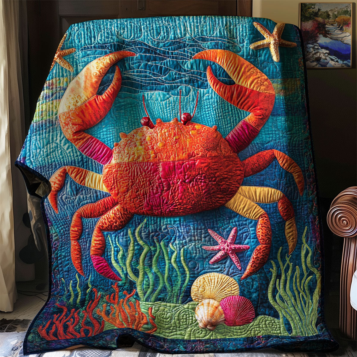 Crabby Coral Delight WJ0302003CL Quilt