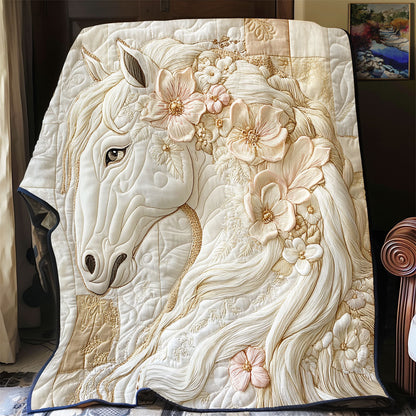 Floral Horse WX1702144CL Quilt