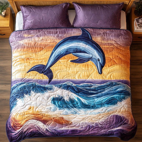 Dolphin Jumping WX0703016CL Duvet Cover Set