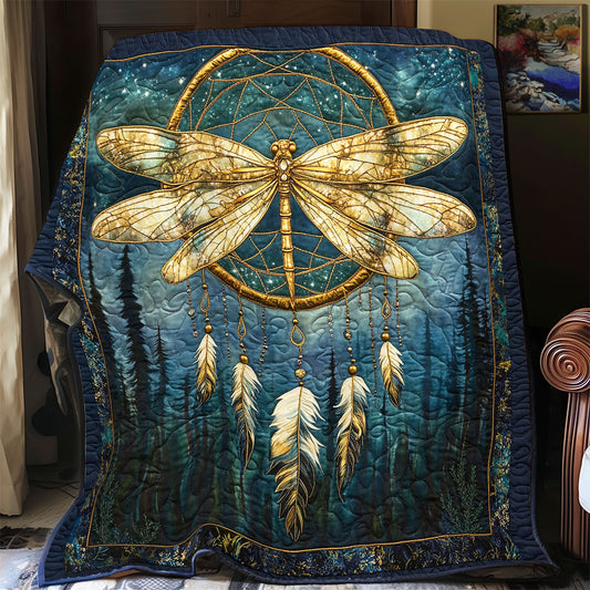 Dragonfly Dreamcatcher WX1403017CL Quilt