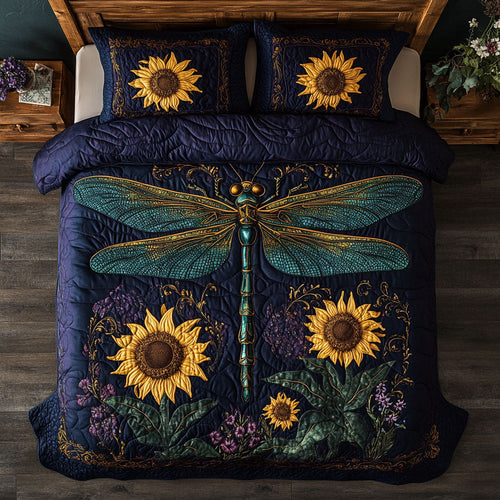 Dragonfly Sunflower WX0303014CL Duvet Cover Set