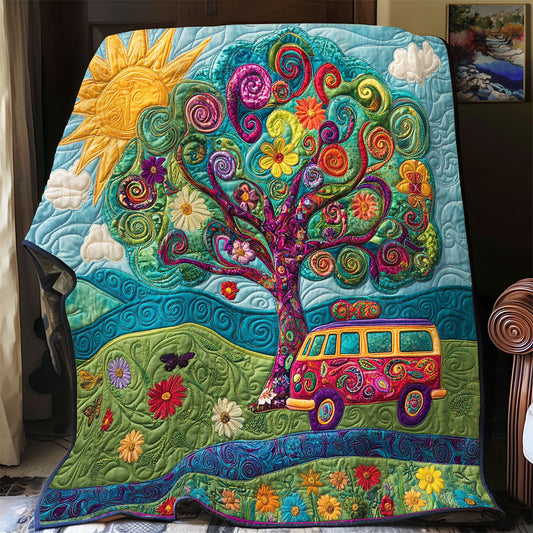 Dreamy Hippie Van WX1003033CL Quilt