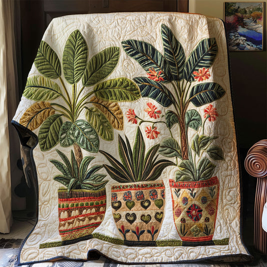 Boho Plant WJ2102002CL Quilt