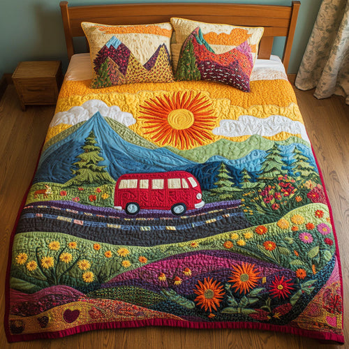 Road Trip Blooms WJ0701034CL Duvet Cover Set