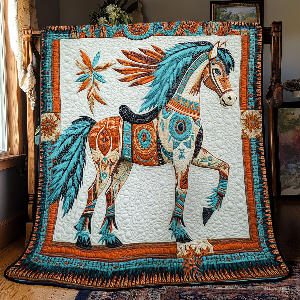 Tribal Gallop WJ1002039CL Quilt