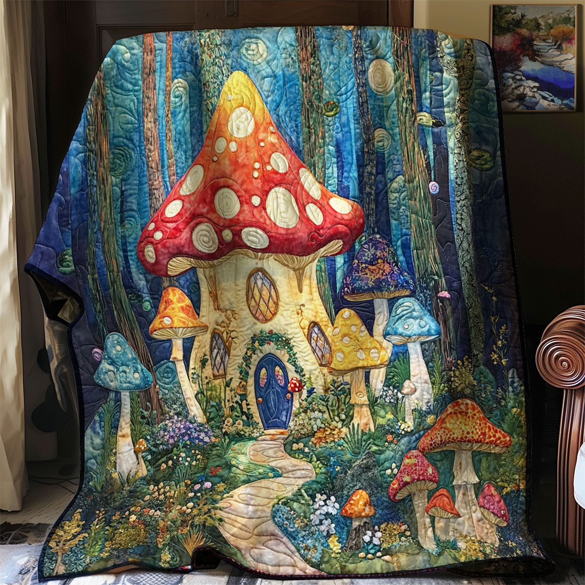 Mushroom Manor WJ0301006CL Quilt